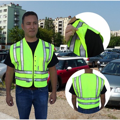 3C Products ANSI 107-2015 3M Public Safety Vest 5 Point Breakaway Type P Class 2